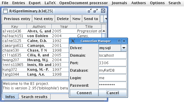 SQL Export Dialog