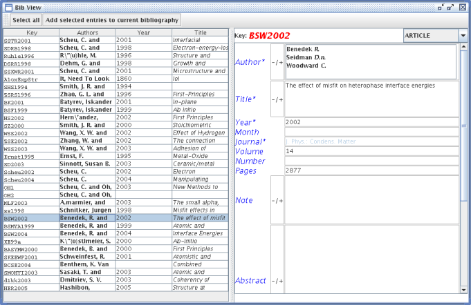 Bib View