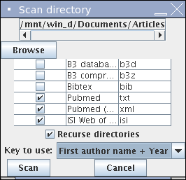 Scan directory tool